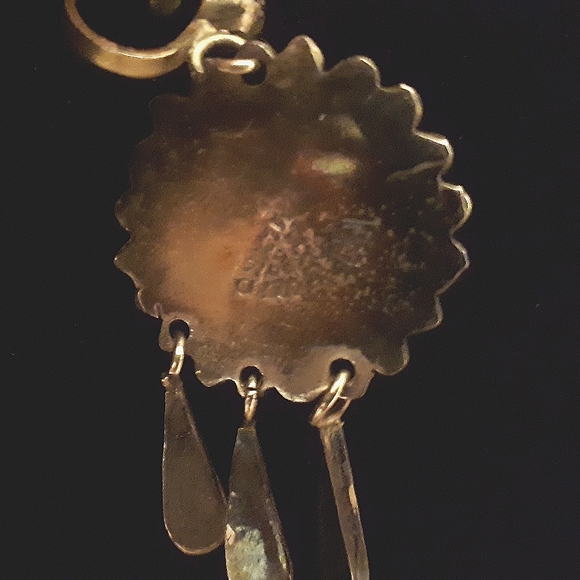 Taxco Mosaic Earrings - Picture 2 of 4